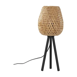 Bamboe tafellamp Tara, diameter 43,5 cm