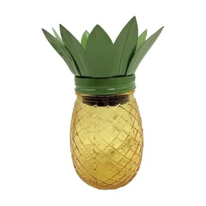 Ananas Solarlamp – GALIX – Metaal/Glas – 5 LED's – 8 uur licht Ananas Solarlamp – GALIX – Metaal/Glas – 5 LED's – 8 uur licht