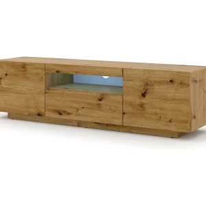 Aurus Wood 3-deurs LED TV wandmeubel 150 cm Aurus Wood 3-deurs LED TV wandmeubel 150 cm