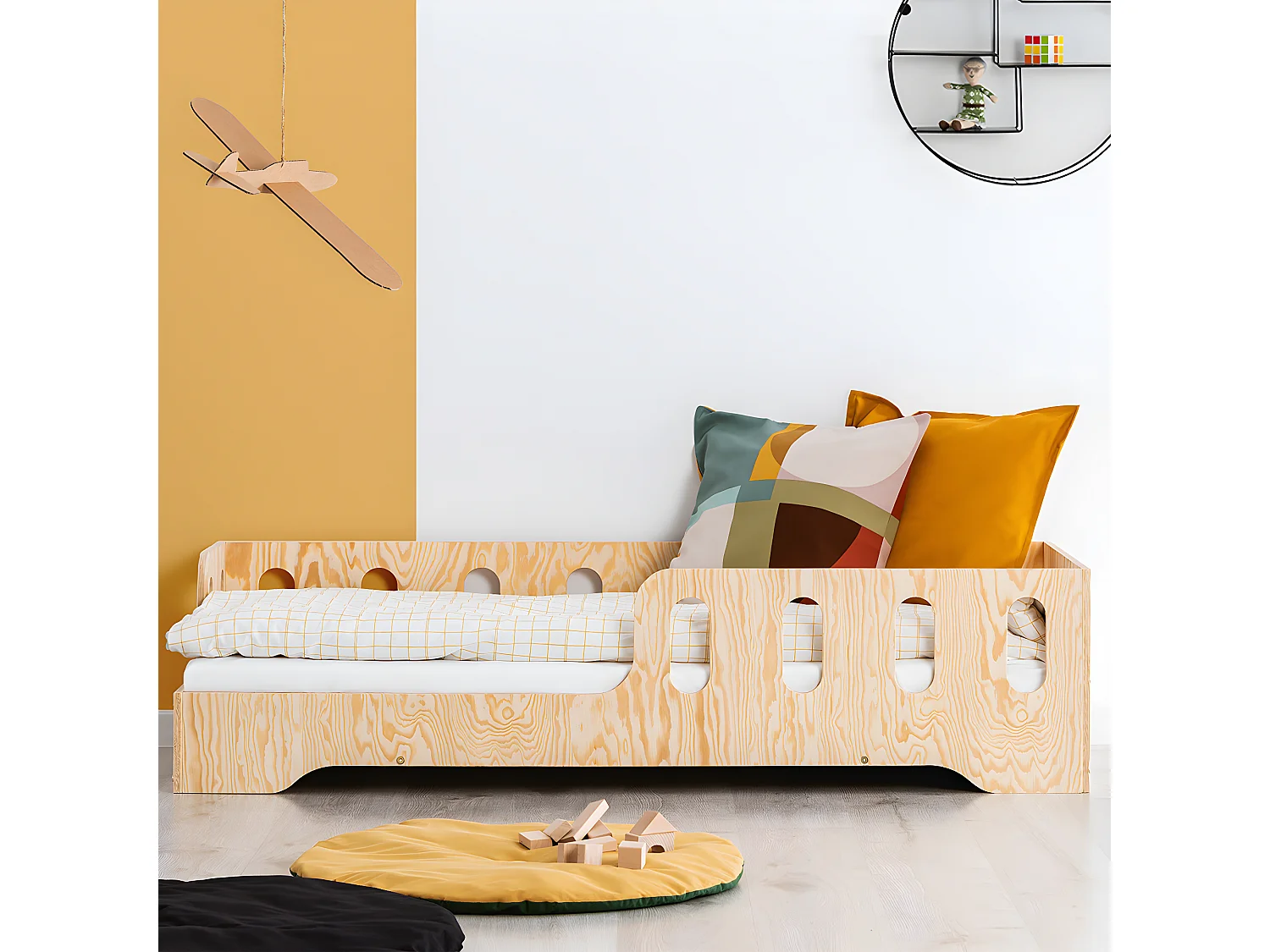 90x190 linker instapbed inclusief lattenbodem Estelle Bois