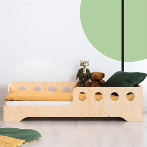 Sacha Bois 90×190 linker instapbed inclusief lattenbodem