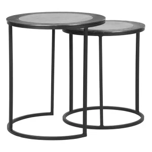 2-delige Salontafelset Pair antiekaskleurig 2-delige Salontafelset Pair antiekaskleurig