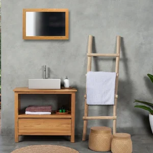 Badkamermeubel in teakhout – 90 cm – KETAPANG – Koop nu goedkoop in je online meubelshop