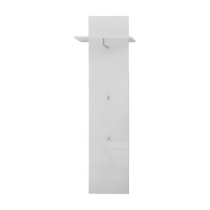 Amira kapstok 1 plank, 1 kledingstang en 2 haken, wit. Amira kapstok 1 plank, 1 kledingstang en 2 haken, wit.