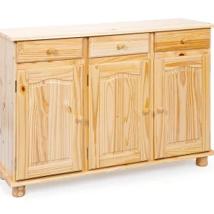 Abill dressoir 3 lades, 3 deuren natuur. Abill dressoir 3 lades, 3 deuren natuur.