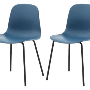 Artic eetkamerstoel blauw, zwart. Artic eetkamerstoel blauw, zwart.