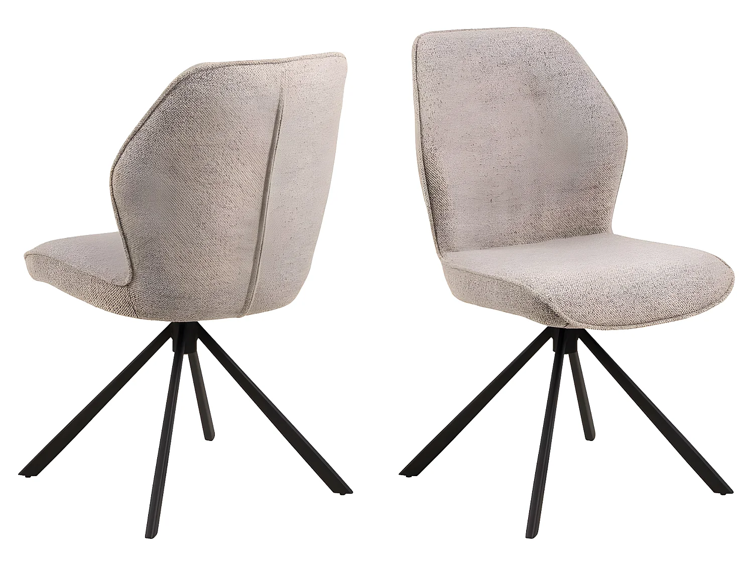 Atilla eetkamerstoel beige.