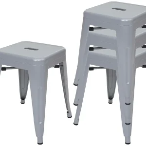 4x kruk MCW-A73, grijs 4x kruk MCW-A73, grijs