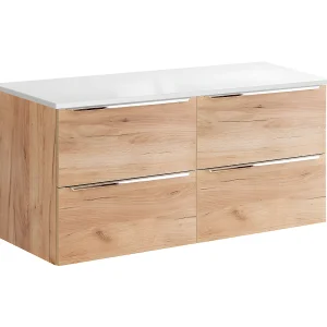 120cm Onderkast April Hout en Wit 120cm Onderkast April Hout en Wit