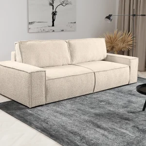 3-zits slaapbank van teddy stof – Beige – AMELIA van PASCAL MORABITO – Koop nu online 3-zits slaapbank van teddy stof – Beige – AMELIA van PASCAL MORABITO – Koop nu online