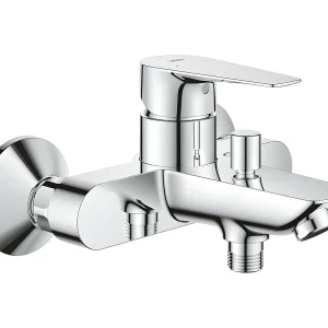 Bad-/Douchemengkraan Chroom GROHE Start Edge – Metalen Hendel, Keramisch Patroon, 5 Jaar Garantie Bad-/Douchemengkraan Chroom GROHE Start Edge – Metalen Hendel, Keramisch Patroon, 5 Jaar Garantie