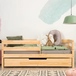 90×190 bed inclusief lattenbodem en lade Diane Hout