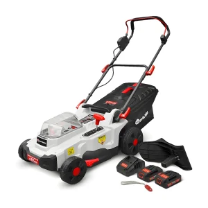 Accu Grasmaaier 40V 37cm – Lithium Batterijen Inbegrepen – Elem Garden
