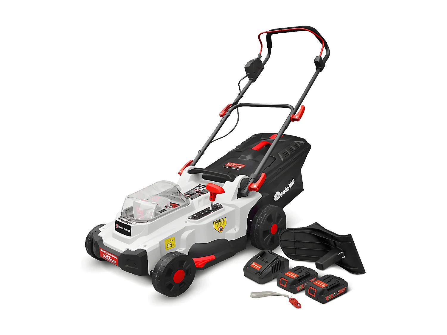 Accu Grasmaaier 40V 37cm - Lithium Batterijen Inbegrepen - Elem Garden