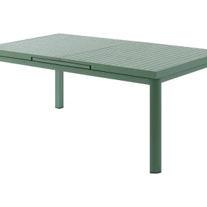 Aluminium uittrekbare tuintafel 180/240cm – Amandelgroen – NAURU Aluminium uittrekbare tuintafel 180/240cm – Amandelgroen – NAURU
