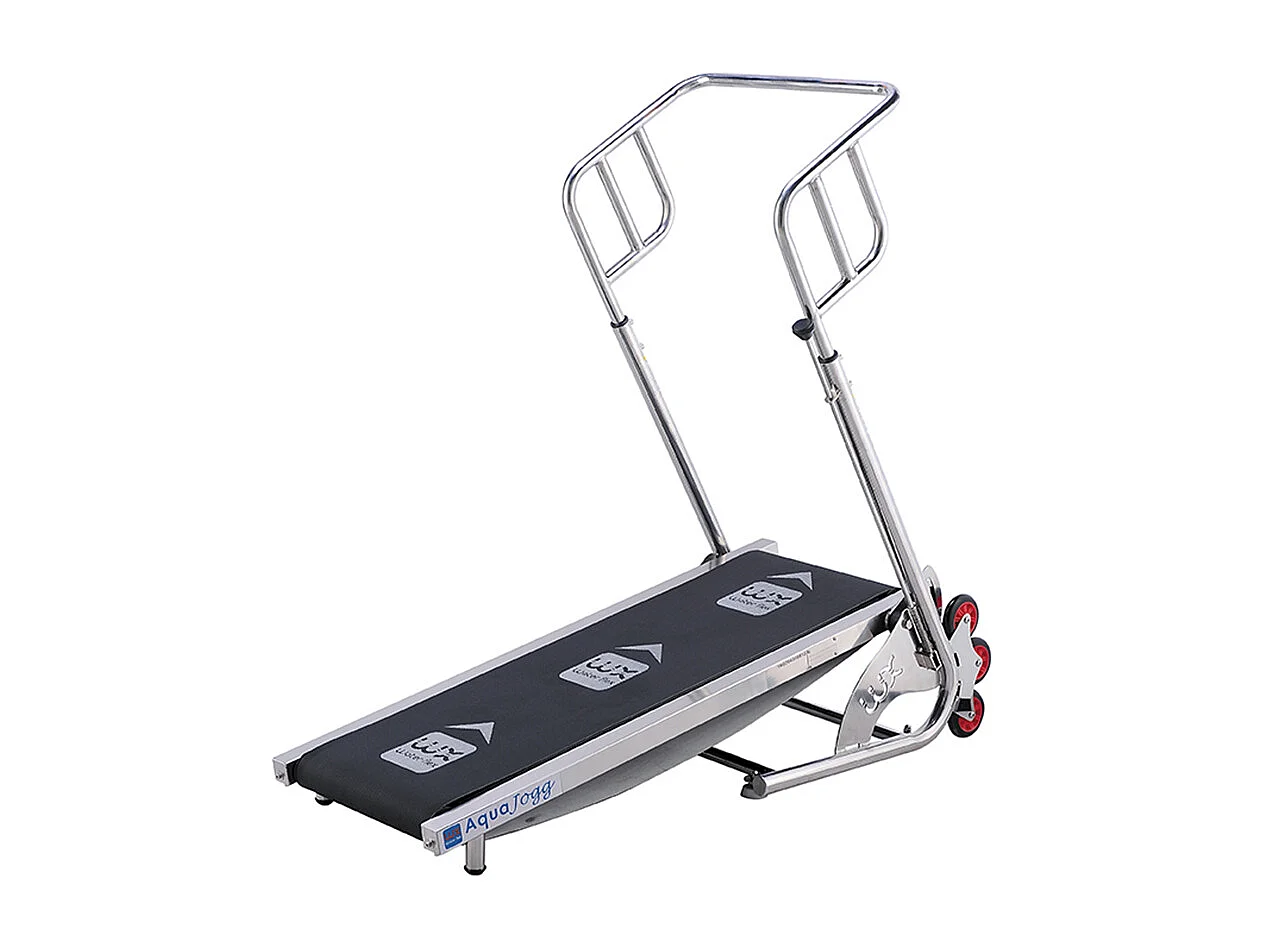 Aquajogg Waterflex Piscine loopband - Opvouwbaar 100% geborsteld staal met antiroestbehandeling/L38 x L118 cm