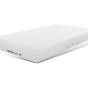 90×200 cm schuimmatras, dikte 20cm – hardheid H3&H2 – in wasbare vezels – Wit 90×200 cm schuimmatras, dikte 20cm – hardheid H3&H2 – in wasbare vezels – Wit