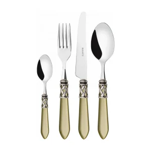 ALADDIN OLIJFGROEN KLEUR MET ANTIEKE RING SET VAN 24 STUKS IN GALERIEDOOS ALADDIN OLIJFGROEN KLEUR MET ANTIEKE RING SET VAN 24 STUKS IN GALERIEDOOS
