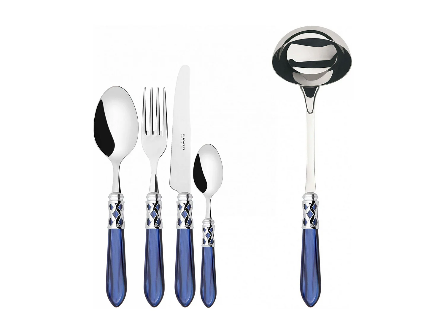ALADDIN CHROOM RING SET VAN 49 STUKS KLEUR BLAUW IN GALERIJDOOS