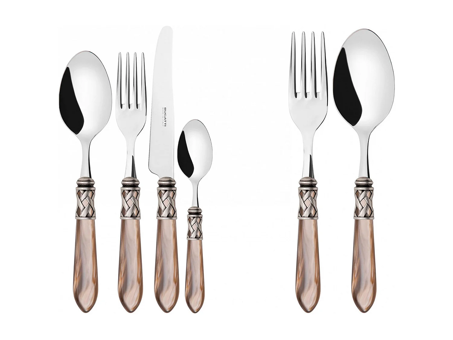 ALADDIN onyx kleur antieke zilveren ringset 50-delige galerijdoos
