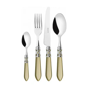 ALADDIN olijfgroene chroomring, set van 24 stuks in galeriedoos ALADDIN olijfgroene chroomring, set van 24 stuks in galeriedoos