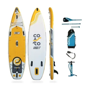 All-Round Opblaasbare Sup Argo 11' – 335x84x15cm Dropstitch Double Layer Fusion – Paddle Pack Leash Pomp Draagtas – Collection 2021 All-Round Opblaasbare Sup Argo 11' – 335x84x15cm Dropstitch Double Layer Fusion – Paddle Pack Leash Pomp Draagtas – Collection 2021