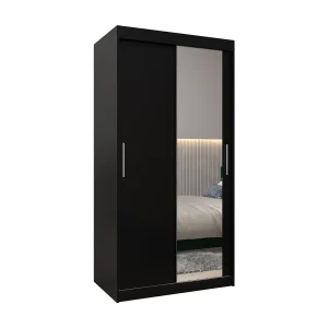 ARMARIO TOKYO 2 DE PUERTAS CORREDERAS 200/180/62 2 puertas (Negro/Negro) ARMARIO TOKYO 2 DE PUERTAS CORREDERAS 200/180/62 2 puertas (Negro/Negro)