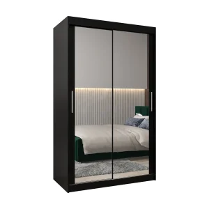 ARMARIO TOKYO 3 DE PUERTAS CORREDERAS 200/120/62 2 puertas (Negro/Negro) ARMARIO TOKYO 3 DE PUERTAS CORREDERAS 200/120/62 2 puertas (Negro/Negro)