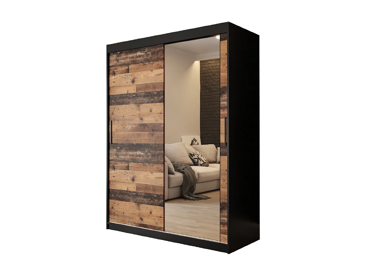 ARMARIO OLD STYLE DE PUERTAS CORREDERAS 200/150/62 2 puertas