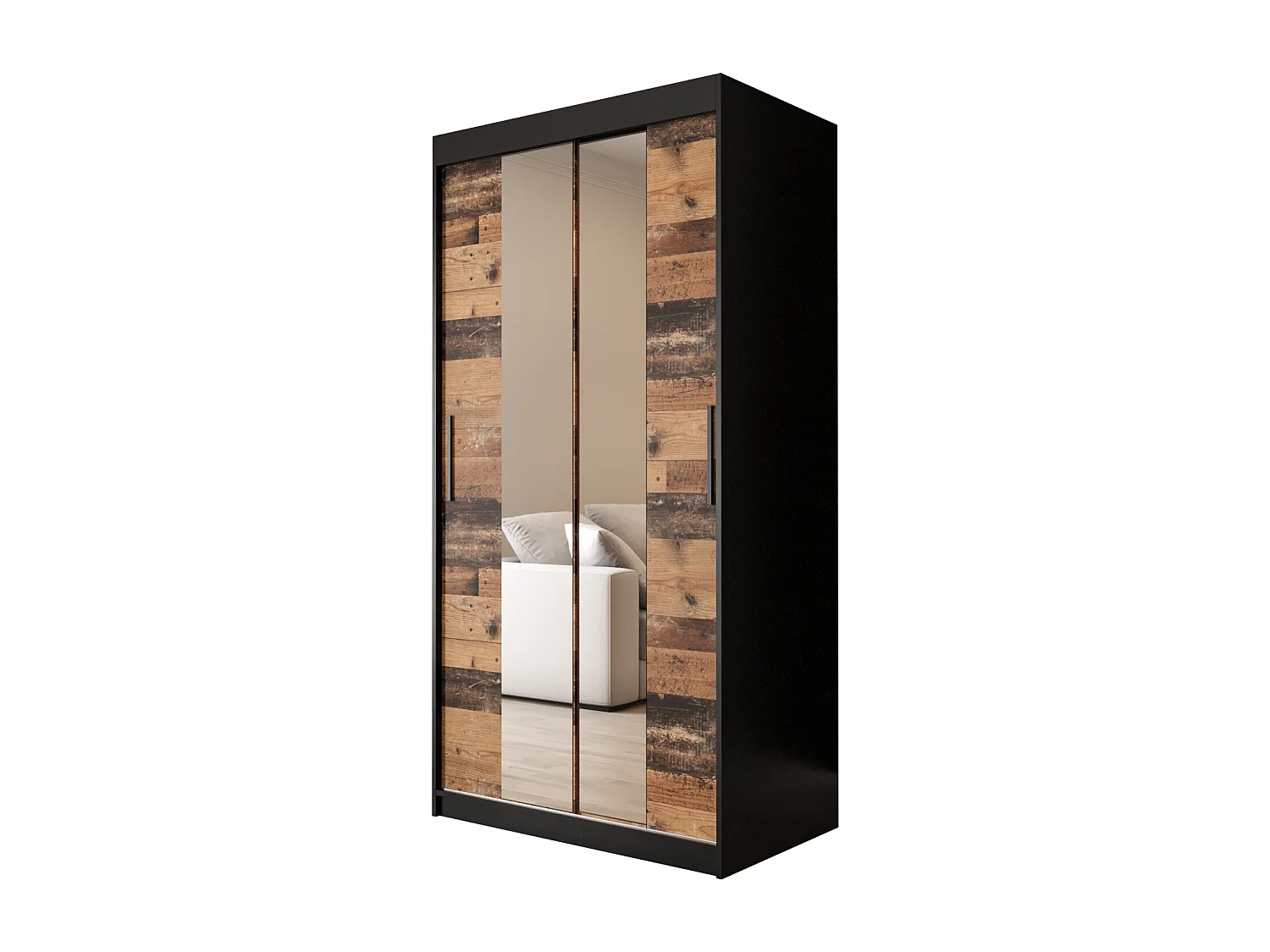 ARMARIO OLD STYLE DE PUERTAS CORREDERAS 200/100/62 2 puertas