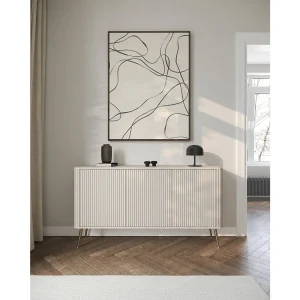 3-deurs dressoir – 163 cm – grijs – OVARLO 3-deurs dressoir – 163 cm – grijs – OVARLO