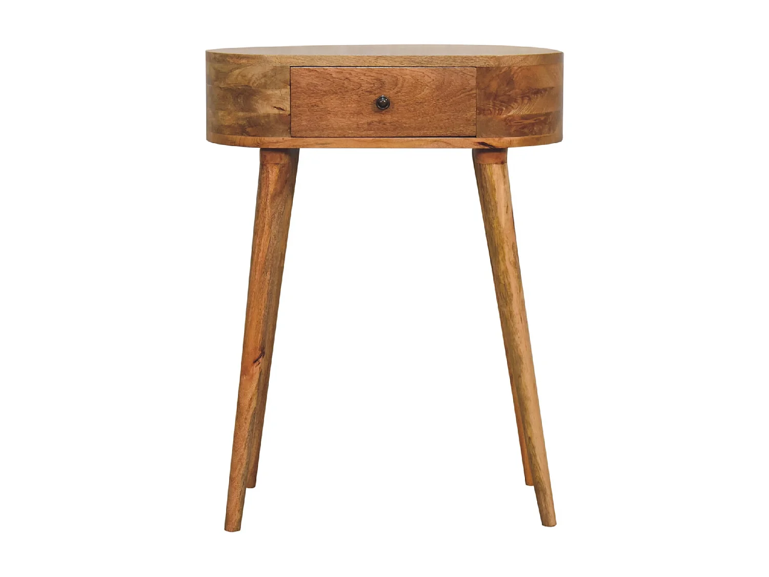 Mini-console in eikenhout - Albion-stijl
