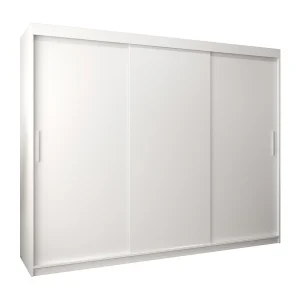 ARMARIO TOKYO DE PUERTAS CORREDERAS 200/250/62 3 puertas (Blanco/Blanco) ARMARIO TOKYO DE PUERTAS CORREDERAS 200/250/62 3 puertas (Blanco/Blanco)
