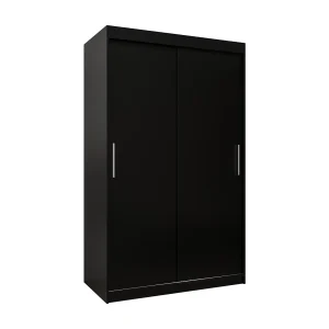 ARMARIO TOKYO DE PUERTAS CORREDERAS 200/120/62 2 puertas (Negro/Negro) ARMARIO TOKYO DE PUERTAS CORREDERAS 200/120/62 2 puertas (Negro/Negro)