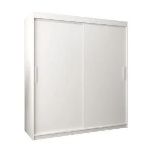 ARMARIO TOKYO DE PUERTAS CORREDERAS 200/180/62 2 puertas (Blanco/Blanco) ARMARIO TOKYO DE PUERTAS CORREDERAS 200/180/62 2 puertas (Blanco/Blanco)