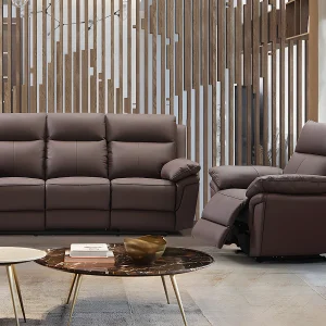 3 zits relaxbank & -fauteuil leer PAKITA – Bruin – Koop nu 3 zits relaxbank & -fauteuil leer PAKITA – Bruin – Koop nu