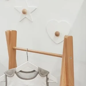 Kinderjashaak Hart ESSENTIEL in hout Wit en Beuken Kinderjashaak Hart ESSENTIEL in hout Wit en Beuken