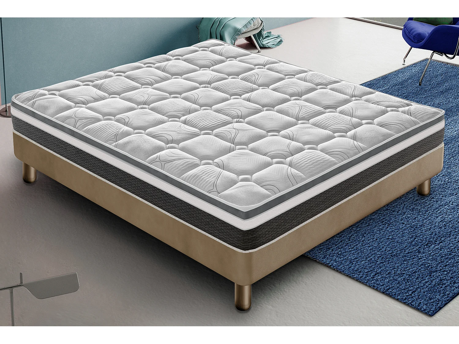 80x200 traagschuimmatras - hoogte 20 cm - orthopedisch - Anna-model