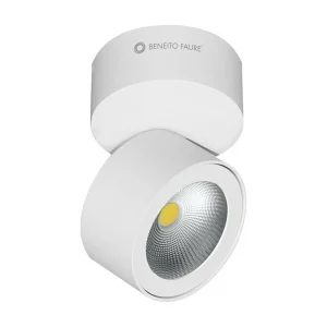 Applique LED ronde orientable Concord tricolore 14w blanche