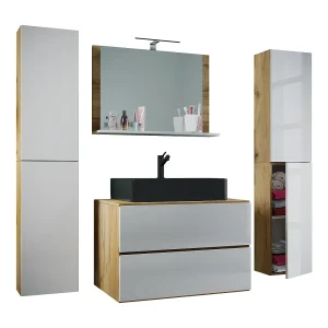 5 stks. wastafel bad 80 cmLendas XL 5 stks. wastafel bad 80 cmLendas XL