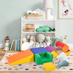 6 stuks gigantische zachte bouwstenen speeltuin, ren- en klimmodules, PU – oranje 6 stuks gigantische zachte bouwstenen speeltuin, ren- en klimmodules, PU – oranje