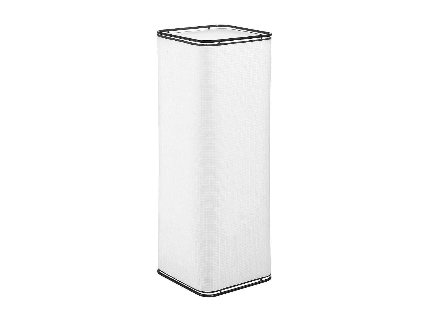 AKIRO moderne stijl vloerlamp - Breedte 35 x Hoogte 102 cm - 2X T8 LED - 14W 3K - IP20 - aan&uit - 2 m kabel - Staal en kunststof - zwart en wit
