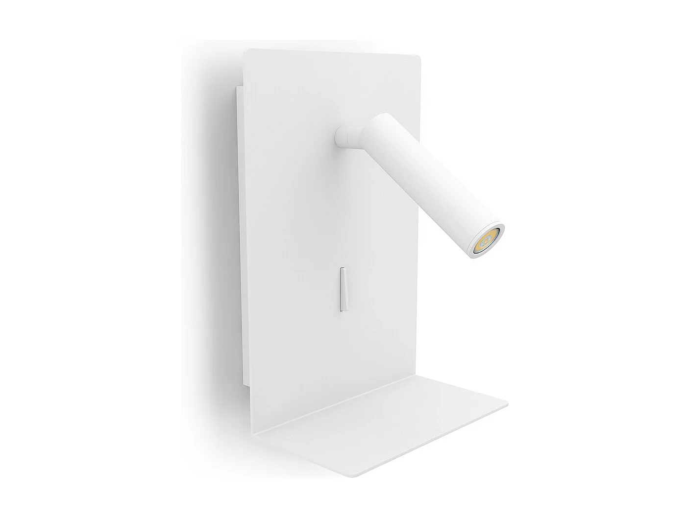 BALTIC moderne stijl wandlamp - LED SMD 3W - 251lm en 3K - USB - 350º - aan&uit - 30.000 uur - IP20 - staal en wit