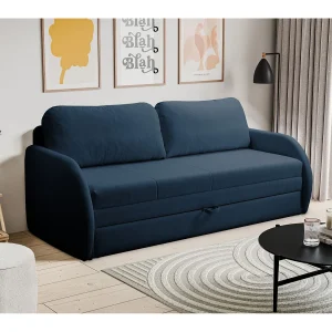 3-zits slaapbank – marineblauw – DIEGO NEVE 3-zits slaapbank – marineblauw – DIEGO NEVE