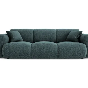 Bank "Nolio" 3 zitplaatsen, Chenille, Olie – 235x95x72cm Bank "Nolio" 3 zitplaatsen, Chenille, Olie – 235x95x72cm