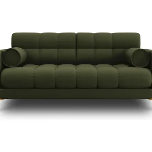 Bank "Bali" 2 zitplaatsen, Structurele stof, Groente – 152x92x75cm