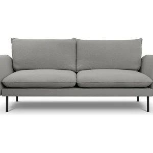 Bank "Vienna" 3 zitplaatsen, Boucle, Grijs – 200x92x95cm Bank "Vienna" 3 zitplaatsen, Boucle, Grijs – 200x92x95cm