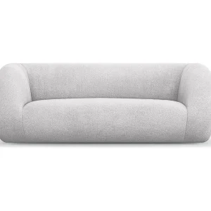 Bank "Essen" 2 zitplaatsen, Boucle, Lichtgrijs – 210x95x86cm Bank "Essen" 2 zitplaatsen, Boucle, Lichtgrijs – 210x95x86cm