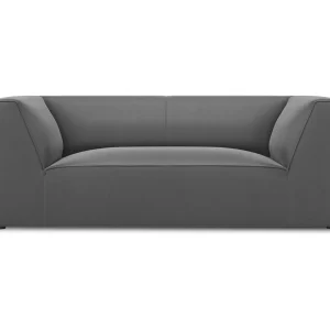 CXL by Christian Lacroix – Bank "Charles" 2 zitplaatsen, Flueel, Donkergrijs – 174x92x69cm CXL by Christian Lacroix – Bank "Charles" 2 zitplaatsen, Flueel, Donkergrijs – 174x92x69cm