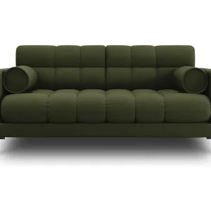 Bank "Bali" 2 zitplaatsen, Structurele stof, Groente – 152x92x75cm
